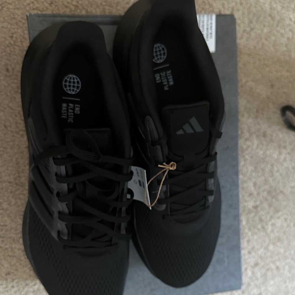 Adidas Triple Black Athletic Sneakers
